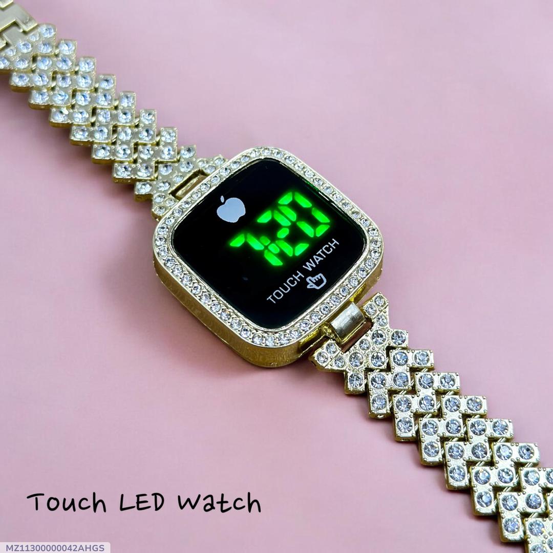 Stylish & Strong – Golden Stainless Steel Analogue Watch for Women