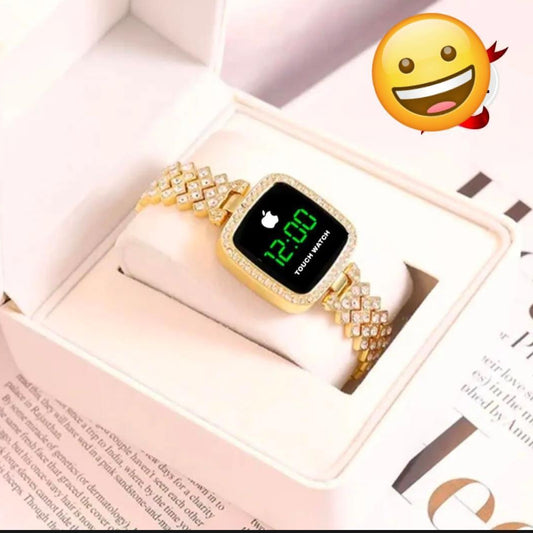 Stylish & Strong – Golden Stainless Steel Analogue Watch for Women