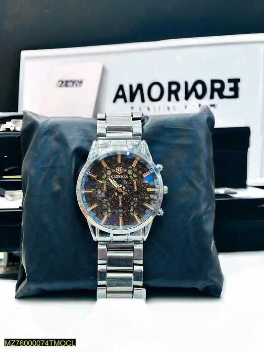Timeless Strength – Men’s Water Resistant Quartz Watch