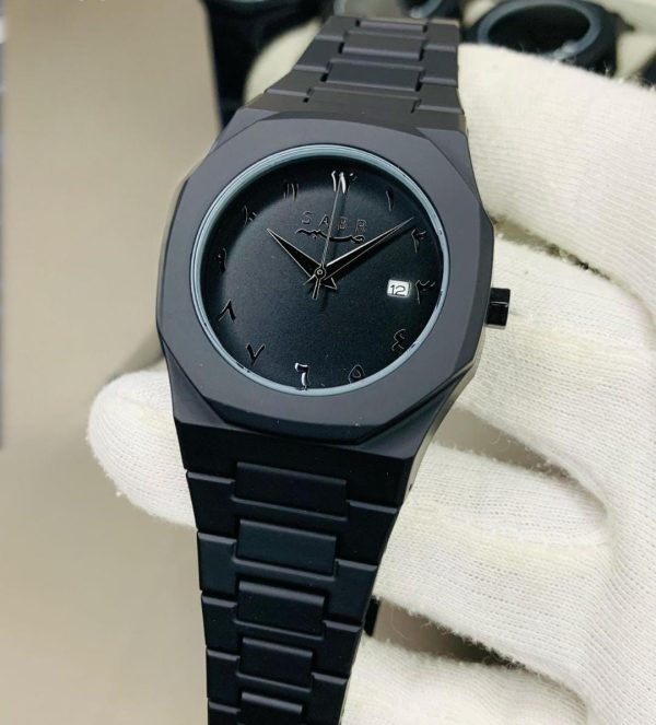 Black Arabic Aura Watch – Lightweight Design, , Premium Quality & Finish