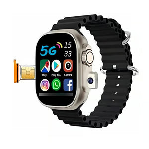 Pro 4g Smartwatch With Chip + Anti-spy Camera 4g Sim Support & Bluetooth Calling