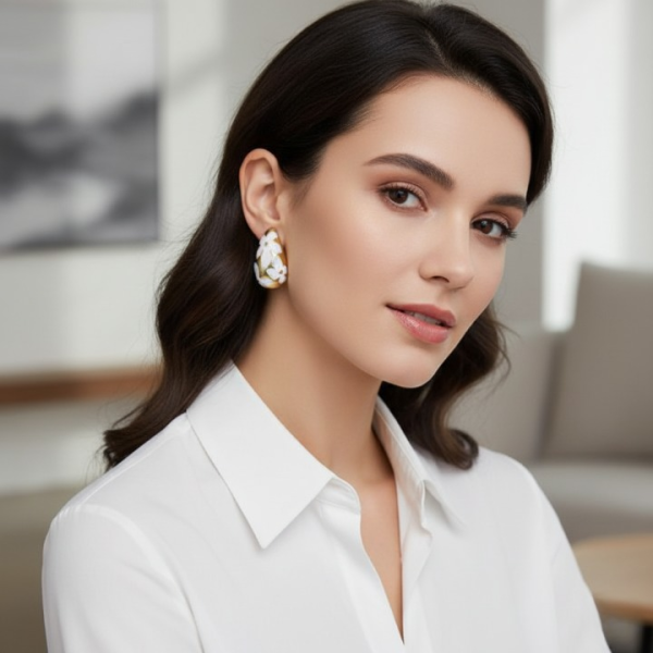 Flower Hollow Drop Earrings – Stylish Women’s Fashion