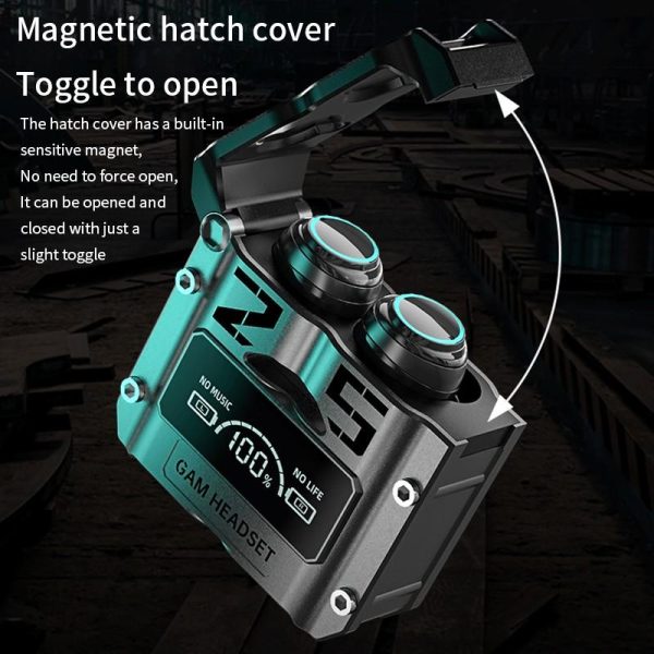 Wireless Earbuds – Hifi Sound, Led Battery Display, 40 Hours Backup, Noise Cancelling, Touch Control, Waterproof