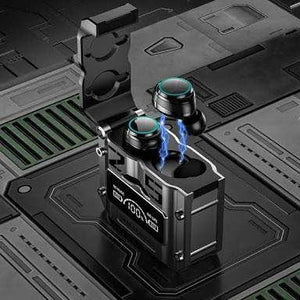 Wireless Earbuds – Hifi Sound, Led Battery Display, 40 Hours Backup, Noise Cancelling, Touch Control, Waterproof