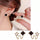 Sparkling Clover Star Earrings – Gold Plated Fashion Jewelry