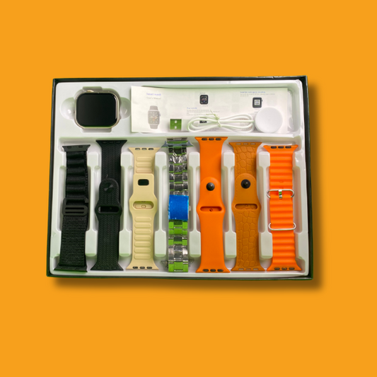 T-watch X Max 7 In 1 Strap | Best Quality Smart Watch Brightness Screen